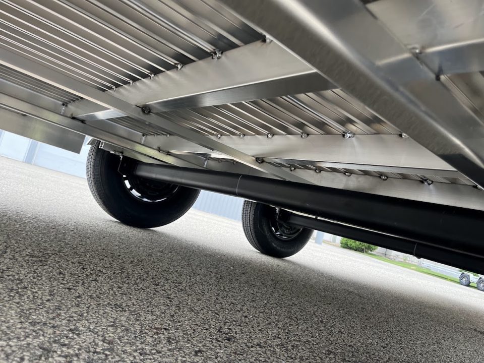 New 2027 Black Rhino Aluminum Low Profile LPT8124A-10K w/ Toolbox & Split Gate (ATV / UTV / Side by Side) Utility Trailer