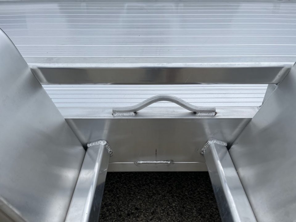 New 2027 Black Rhino Aluminum Low Profile LPT8124A-10K w/ Toolbox & Split Gate (ATV / UTV / Side by Side) Utility Trailer