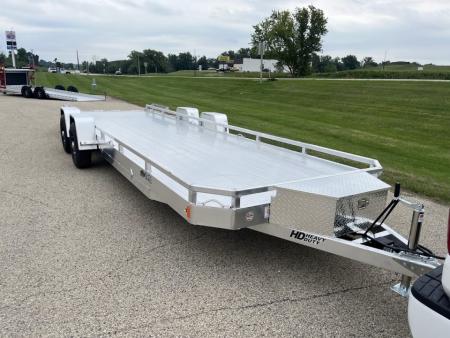 New 2027 Black Rhino Aluminum Low Profile LPT8124A-10K w/ Toolbox & Split Gate (ATV / UTV / Side by Side) Utility Trailer