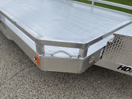 New 2027 Black Rhino Aluminum Low Profile LPT8124A-10K w/ Toolbox & Split Gate (ATV / UTV / Side by Side) Utility Trailer