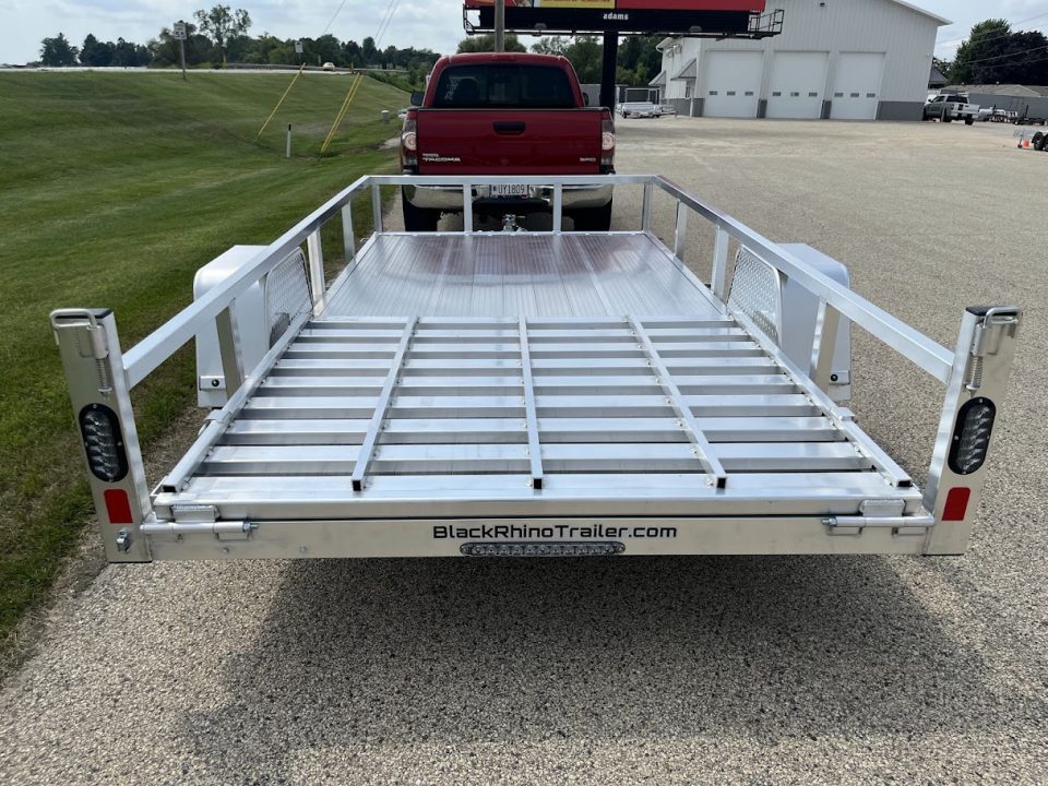 New 2027 Black Rhino Aluminum LSS612A (Golf Cart / ATV / UTV / Side by Side) Utility Trailer