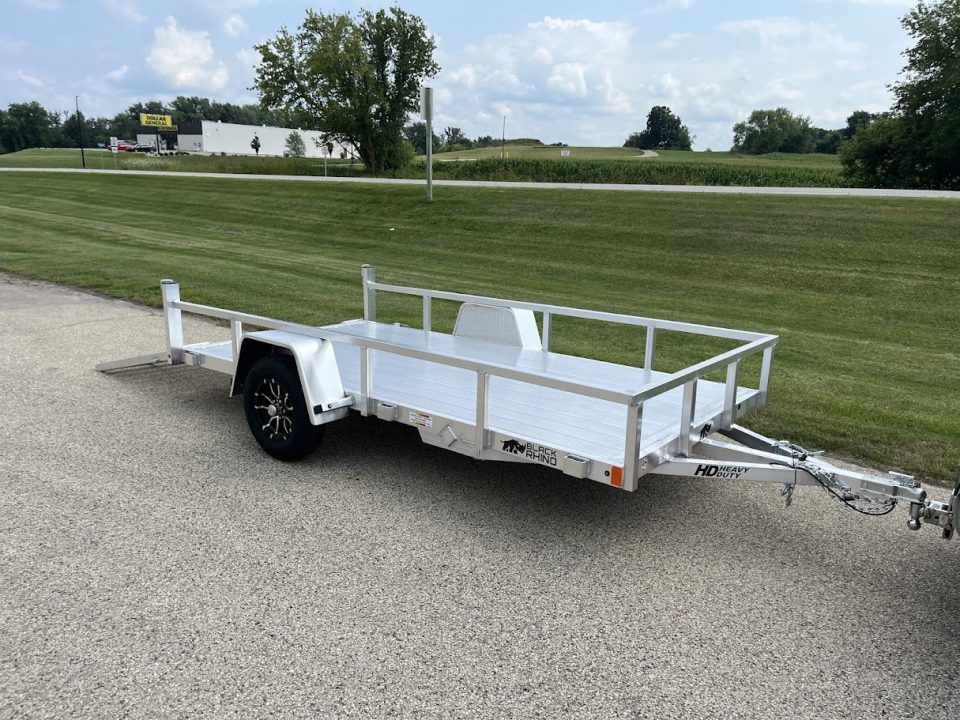 New 2027 Black Rhino Aluminum LSS612A (Golf Cart / ATV / UTV / Side by Side) Utility Trailer