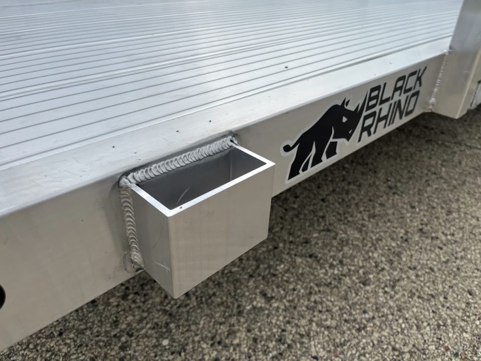 New 2027 Black Rhino Aluminum 81"X14' LSS714A w/ Bi-Fold Gate (ATV / UTV / Side by Side) Utility Trailer