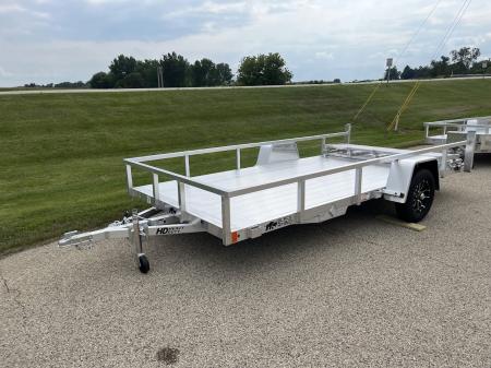 New 2027 Black Rhino Aluminum 81"X14' LSS714A w/ Bi-Fold Gate (ATV / UTV / Side by Side) Utility Trailer
