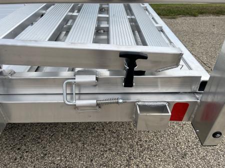New 2027 Black Rhino Aluminum 81"X14' LSS714A w/ Bi-Fold Gate (ATV / UTV / Side by Side) Utility Trailer