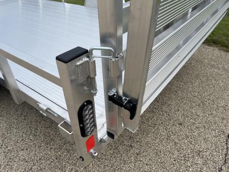 New 2027 Black Rhino Aluminum 81"X14' LSS714A w/ Bi-Fold Gate (ATV / UTV / Side by Side) Utility Trailer