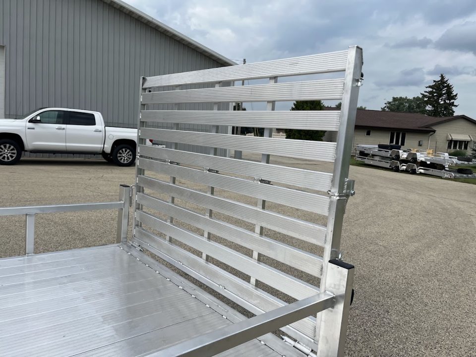 New 2027 Black Rhino Aluminum 81"X14' LSS714A w/ Bi-Fold Gate (ATV / UTV / Side by Side) Utility Trailer