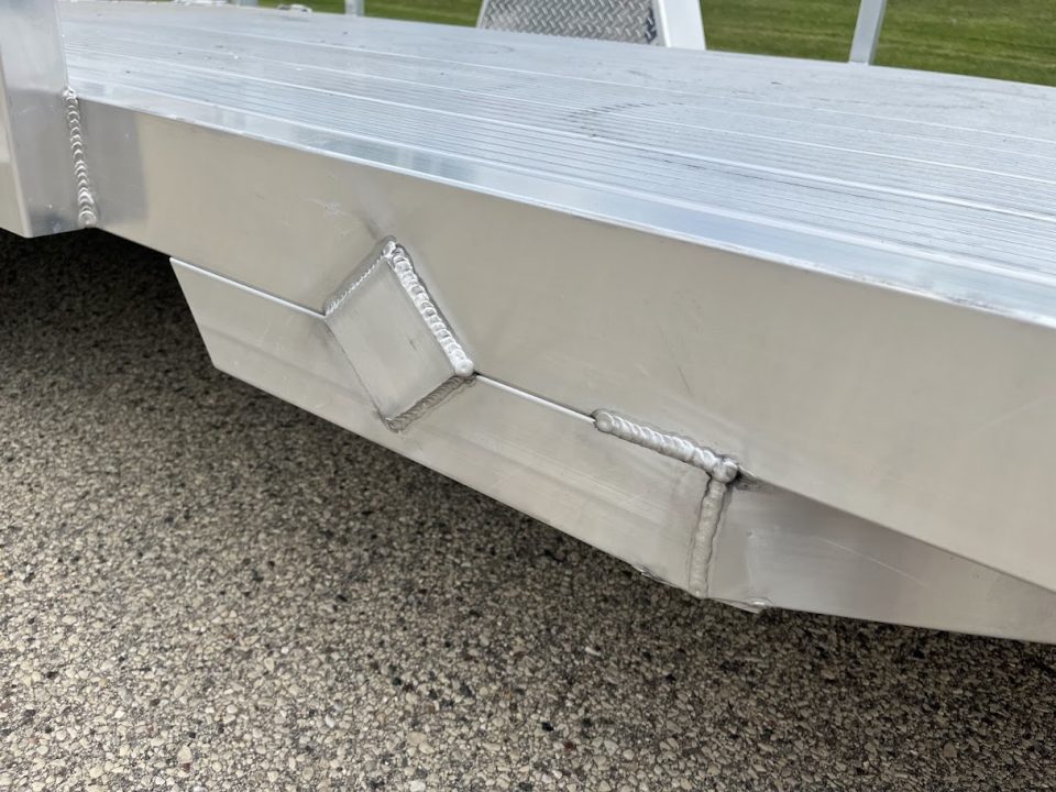 New 2027 Black Rhino Aluminum 81"X14' LSS714A w/ Bi-Fold Gate (ATV / UTV / Side by Side) Utility Trailer