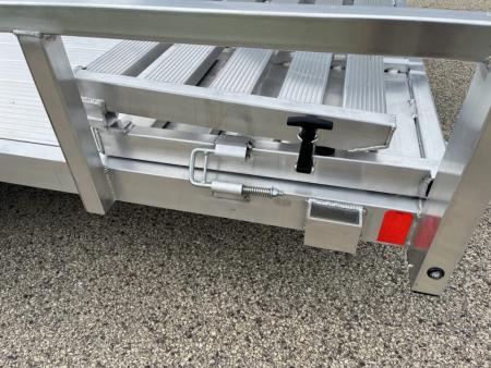 New 2027 Black Rhino Aluminum 81"X14' LSS714A w/ Bi-Fold Gate (ATV / UTV / Side by Side) Utility Trailer