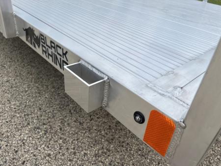 New 2027 Black Rhino Aluminum 81"X14' LSS714A w/ Bi-Fold Gate (ATV / UTV / Side by Side) Utility Trailer