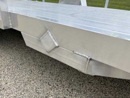 New 2027 Black Rhino Aluminum 81"X14' LSS714A w/ Bi-Fold Gate (ATV / UTV / Side by Side) Utility Trailer