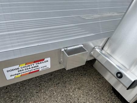 New 2027 Black Rhino Aluminum 81"X14' LSS714A-5K w/ Brakes, Toolbox & Bi-Fold Gate (UTV / Side by Side) Utility Trailer