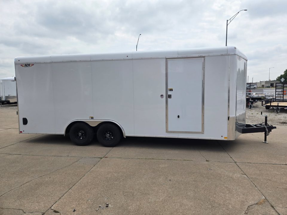 New 2027 H&H Trailers 8.5x20 HH Series Round Top V-Nose 10K Cargo / Enclosed Trailer