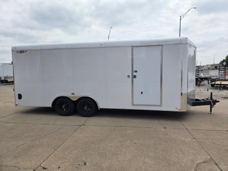 New 2027 H&H Trailers 8.5x20 HH Series Round Top V-Nose 10K Cargo / Enclosed Trailer