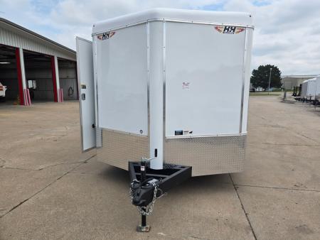 New 2027 H&H Trailers 8.5x20 HH Series Round Top V-Nose 10K Cargo / Enclosed Trailer