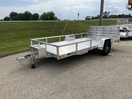 New 2027 Black Rhino Aluminum 81 X14' LSS714A-5K w/ Brakes, Toolbox & Bi-Fold Gate (UTV / Side by Side) Utility Trailer