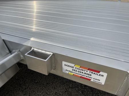 New 2027 Black Rhino Aluminum 81"X14' LSS714A-5K w/ Brakes, Toolbox & Bi-Fold Gate (UTV / Side by Side) Utility Trailer