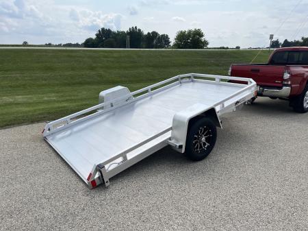 New 2027 Black Rhino Aluminum 77 x12' TS8112A Low Profile (Equipment / ATV / UTV / Side by Side) Tilt Trailer