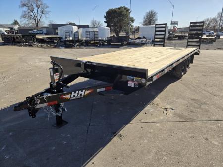 New 2027 H&H Trailers 102x18+4 Standard Duty Dovetail Bumper Pull Deckover 14K Equipment Trailer