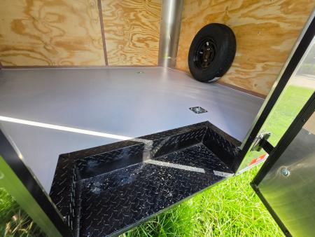 New 2027 Cargo Craft EF-8520 Cargo / Enclosed Trailer Black Out Sport Package Rear Wing Painted Floor Extra Height Spare Rack D Rings