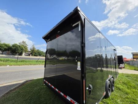 New 2027 Cargo Craft EF-8520 Cargo / Enclosed Trailer Black Out Sport Package Rear Wing Painted Floor Extra Height Spare Rack D Rings