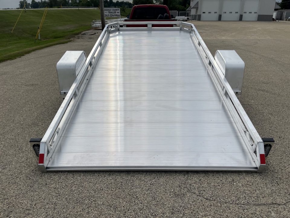 New 2027 Black Rhino Aluminum 77"x14' TS8114A-5K Low Profile w/ Brakes (ATV / UTV / Side by Side) Tilt Trailer
