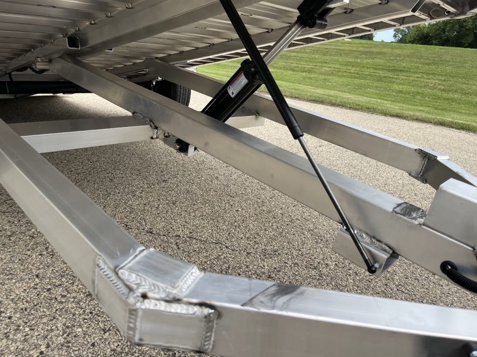 New 2027 Black Rhino Aluminum 77"x14' TS8114A-5K Low Profile w/ Brakes (ATV / UTV / Side by Side) Tilt Trailer
