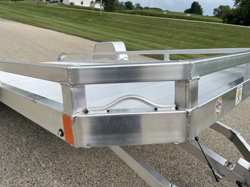 New 2027 Black Rhino Aluminum 77"x14' TS8114A-5K Low Profile w/ Brakes (ATV / UTV / Side by Side) Tilt Trailer