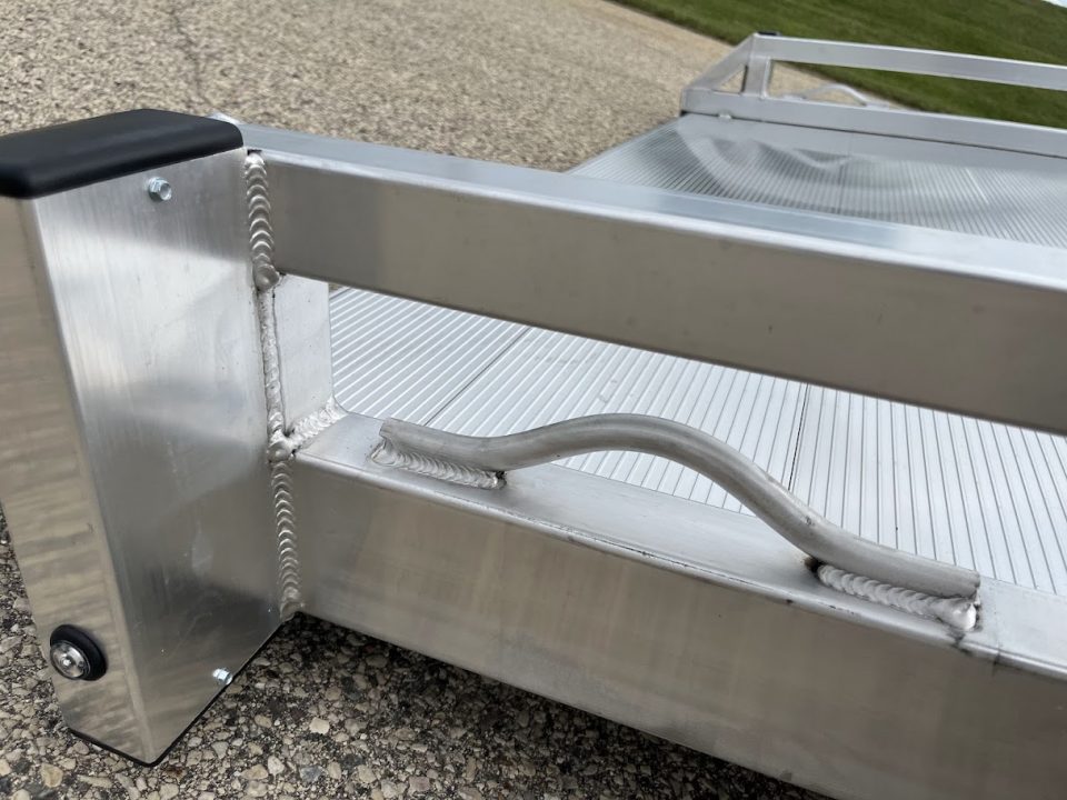 New 2027 Black Rhino Aluminum 77"x14' TS8114A-5K Low Profile w/ Brakes (ATV / UTV / Side by Side) Tilt Trailer