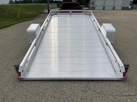 New 2027 Black Rhino Aluminum 77"x14' TS8114A-5K Low Profile w/ Brakes (ATV / UTV / Side by Side) Tilt Trailer