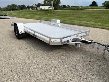 New 2027 Black Rhino Aluminum 77"x14' TS8114A-5K Low Profile w/ Brakes (ATV / UTV / Side by Side) Tilt Trailer