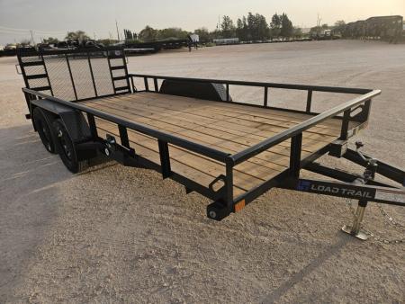 New 2026 Load Trail 7K 18' Utility Trailer w/ Gate