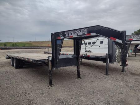 Used 2020 Titan 26' Flatbed Trailer