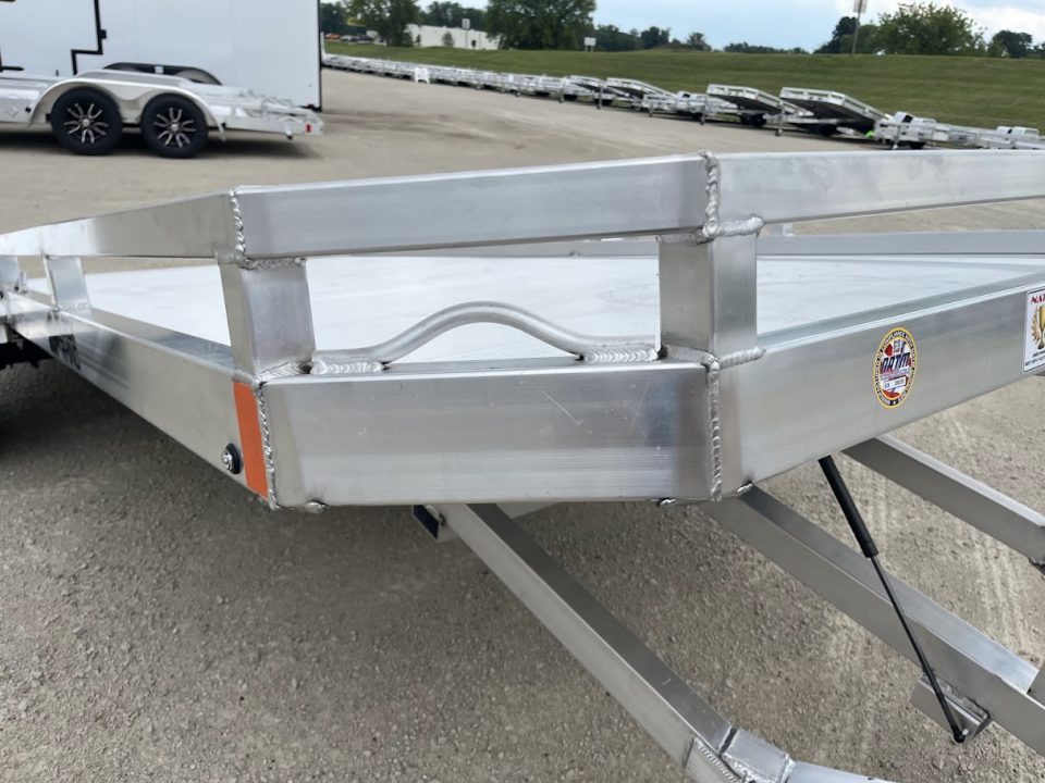 New 2027 Black Rhino Aluminum 77"x14' TS8114A-5K Low Profile w/ Brakes (ATV / UTV / Side by Side) Tilt Trailer