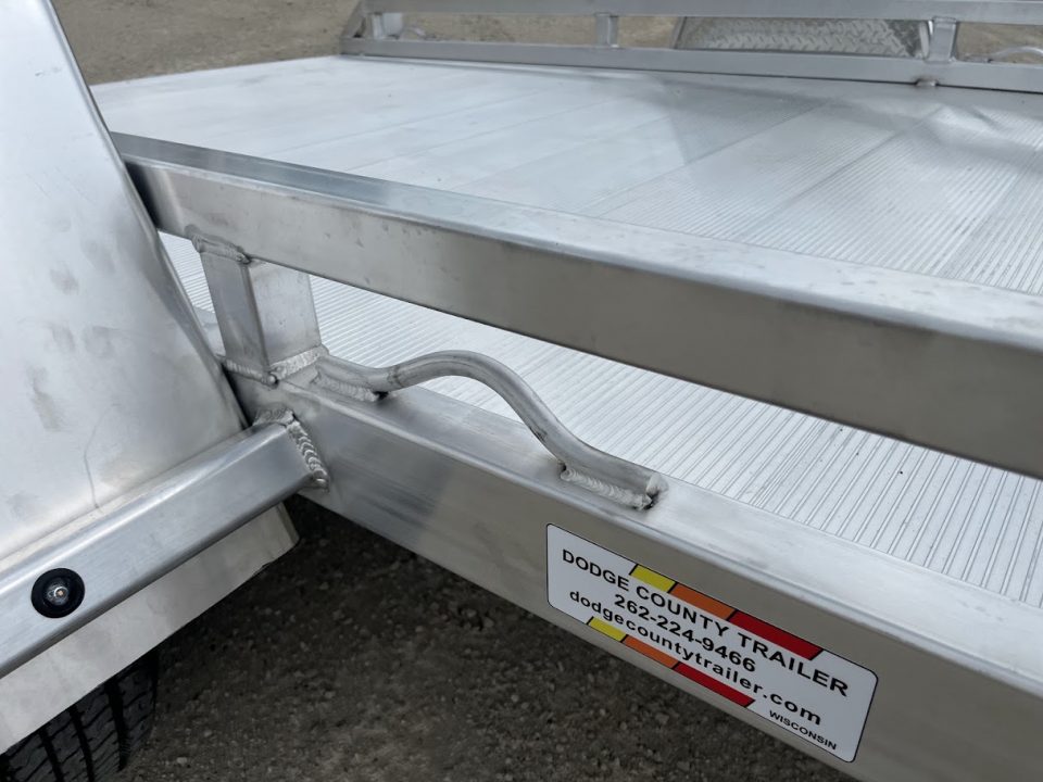 New 2027 Black Rhino Aluminum 77"x14' TS8114A-5K Low Profile w/ Brakes (ATV / UTV / Side by Side) Tilt Trailer
