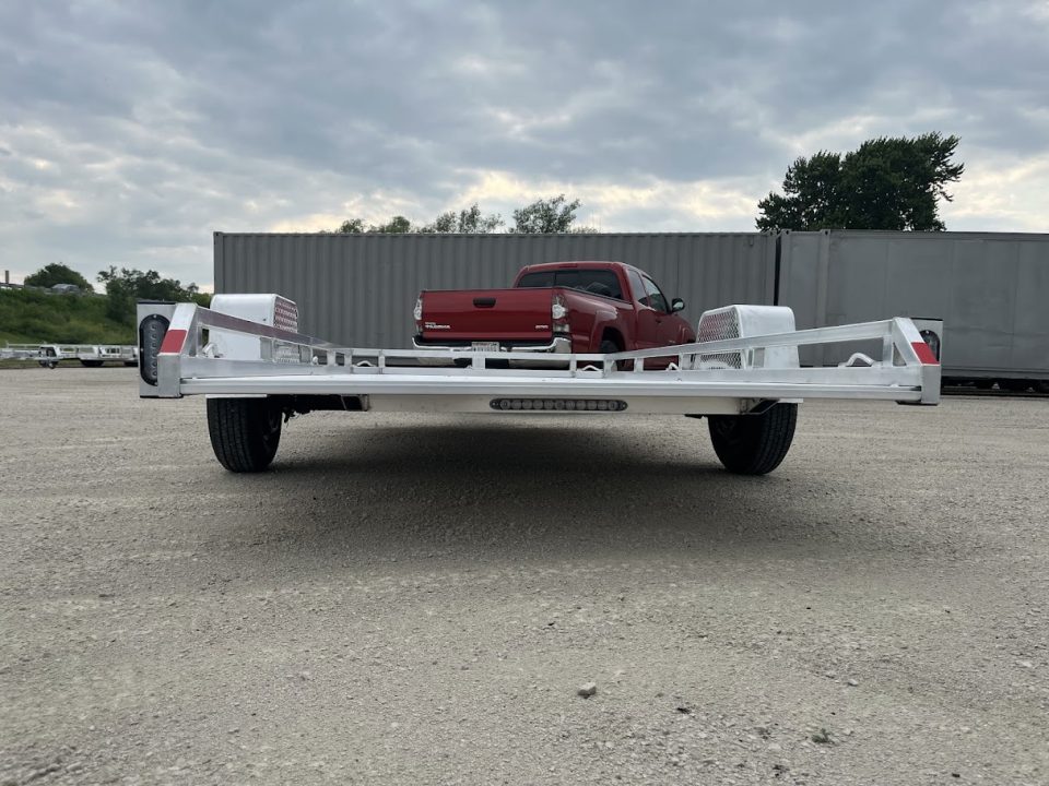 New 2027 Black Rhino Aluminum 77"x14' TS8114A-5K Low Profile w/ Brakes (ATV / UTV / Side by Side) Tilt Trailer
