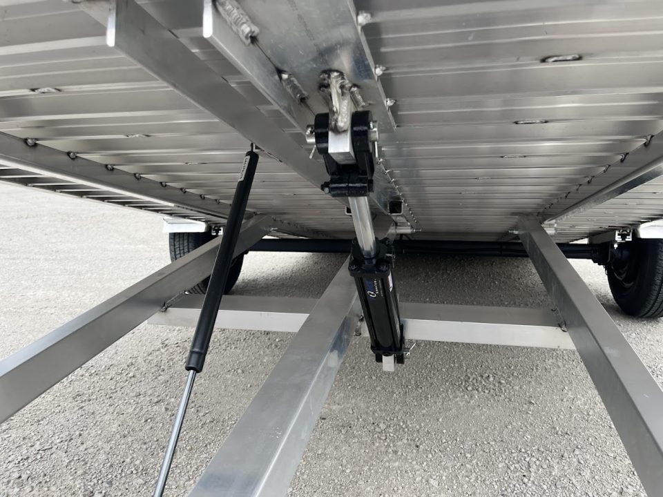 New 2027 Black Rhino Aluminum 77"x14' TS8114A-5K Low Profile w/ Brakes (ATV / UTV / Side by Side) Tilt Trailer