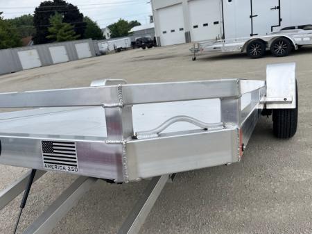 New 2027 Black Rhino Aluminum 77"x14' TS8114A-5K Low Profile w/ Brakes (ATV / UTV / Side by Side) Tilt Trailer