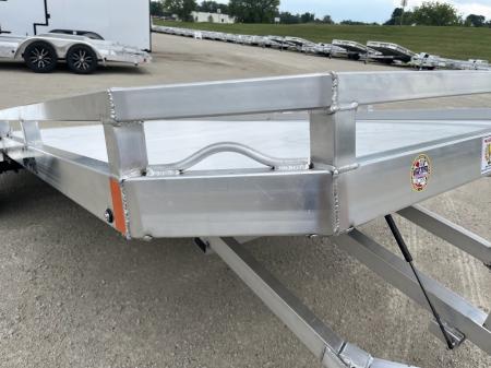 New 2027 Black Rhino Aluminum 77"x14' TS8114A-5K Low Profile w/ Brakes (ATV / UTV / Side by Side) Tilt Trailer