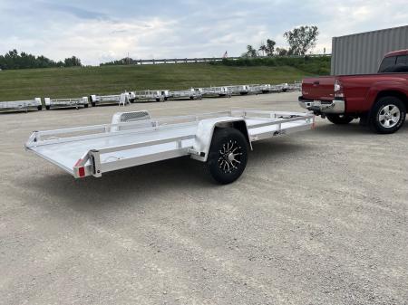 New 2027 Black Rhino Aluminum 77"x14' TS8114A-5K Low Profile w/ Brakes (ATV / UTV / Side by Side) Tilt Trailer