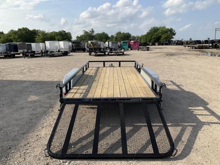 New 2027 PJ 77"x14' Tandem Axle Utility Trailer - UK