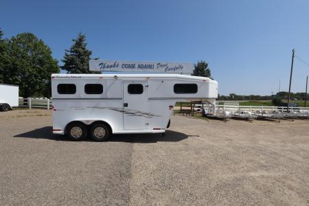 Used 2008 Trails West 2HR GN Horse Trailer