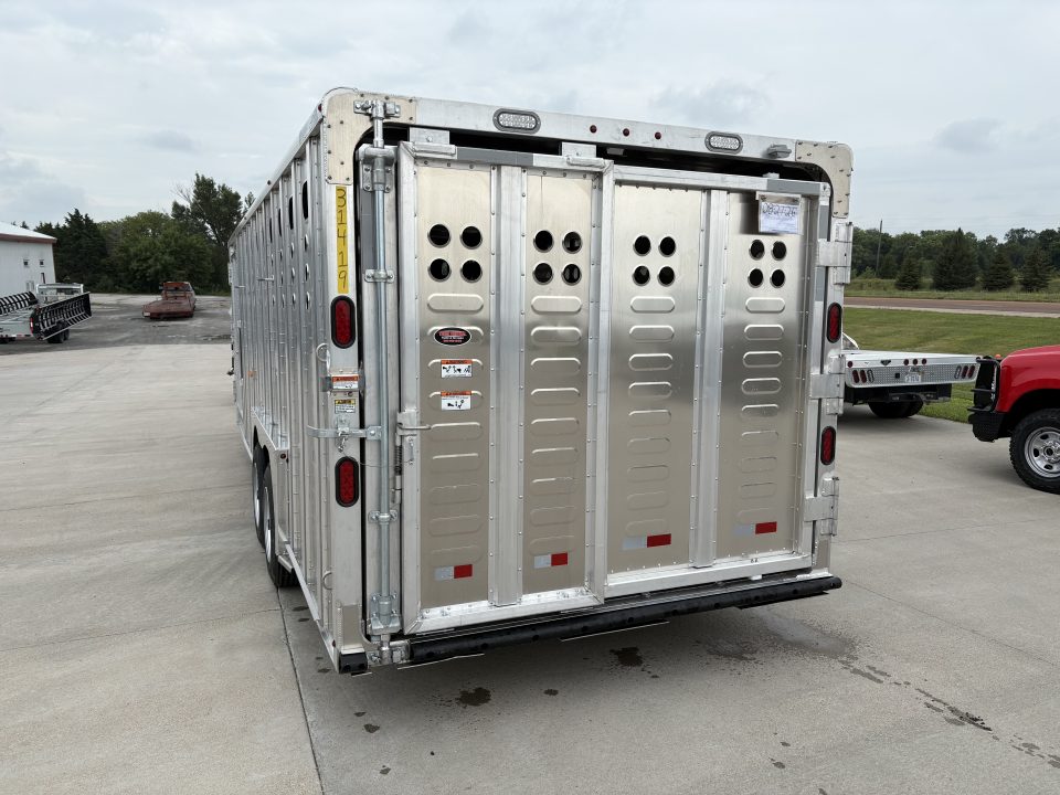New 2027 Merritt 8x24 Cattle Baron Livestock Trailer Stock / Stock Combo Trailer