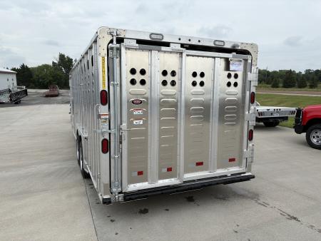 New 2027 Merritt 8x24 Cattle Baron Livestock Trailer Stock / Stock Combo Trailer