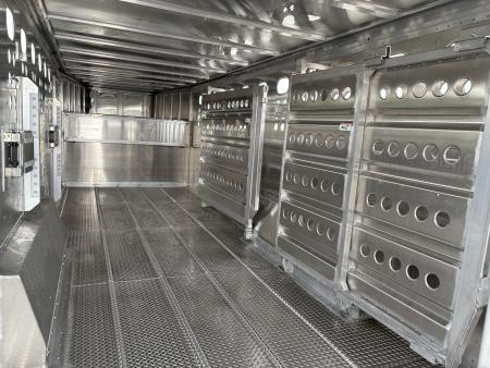 New 2027 Merritt 8x24 Cattle Baron Livestock Trailer Stock / Stock Combo Trailer