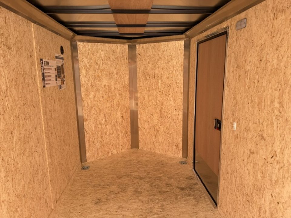 New 2027 Look Trailers 6X12 ST DLX V-NOSE Cargo / Enclosed Trailer- Indigo Blue