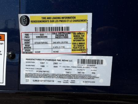New 2027 Look Trailers 6X12 ST DLX V-NOSE Cargo / Enclosed Trailer- Indigo Blue