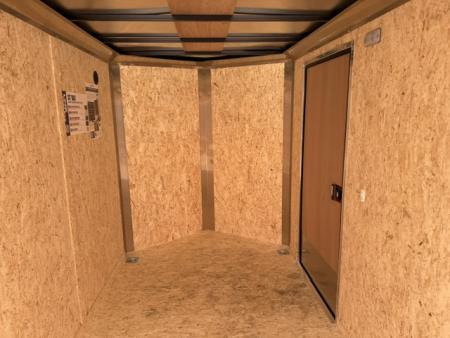 New 2027 Look Trailers 6X12 ST DLX V-NOSE Cargo / Enclosed Trailer- Indigo Blue