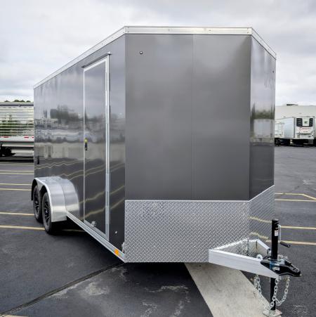 New 7 x 16 Sto 400 7' Tall Aluminum Cargo / Enclosed Trailer