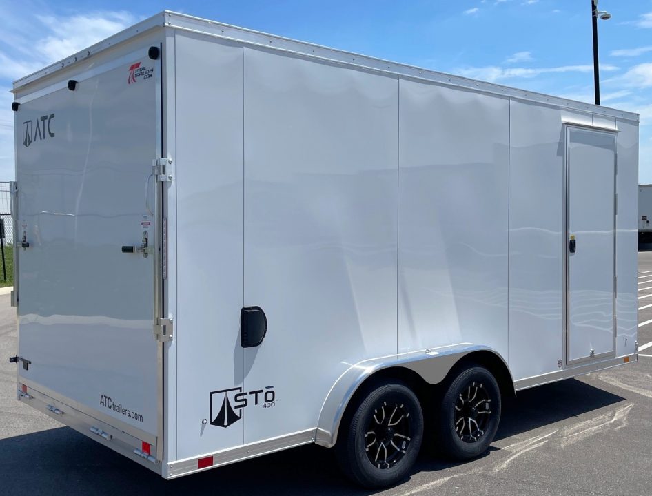 New 7.5 x 16 Sto 400 7' Tall Aluminum Cargo / Enclosed Trailer